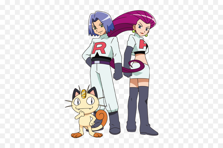 Download Hd Team Rocket - Pokemon Xy Anime Jessie James Team Rocket Png,Pokemon Xy Icon