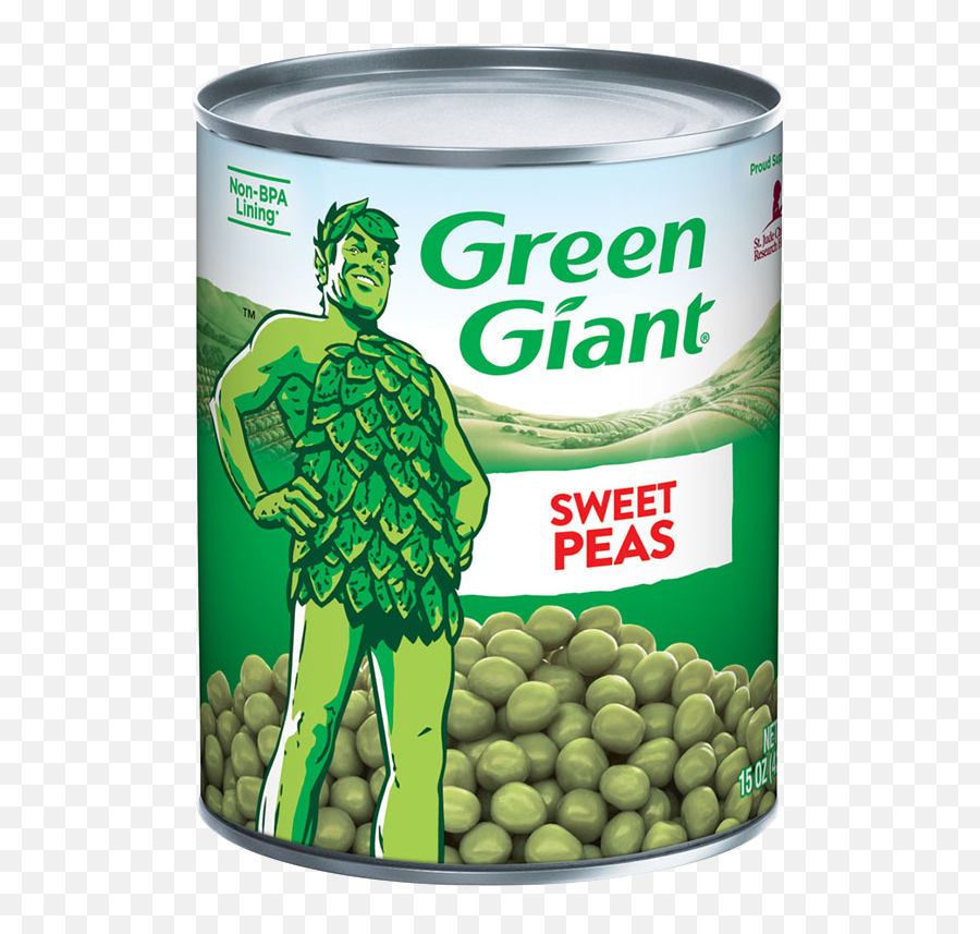 Green Giant Young Tender Sweet Peas 15 Oz Can - Green Giant Green Beans Png,Peas Png