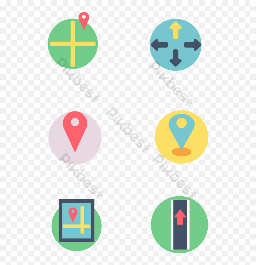 Cartoon Map Location Icon Design Ai Free Download - Pikbest Png,Map Locator Icon