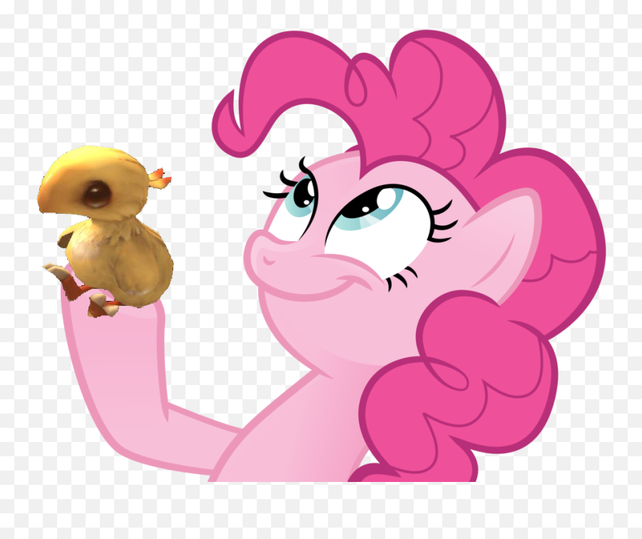 Chicobo Chocobo Final Fantasy - Pinkie Pie Silly Face Png,Noose Transparent Background