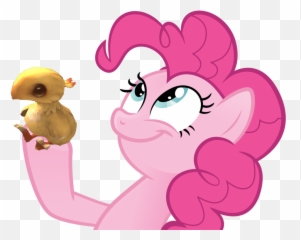 Chicobo Chocobo Final Fantasy - Pinkie Pie Silly Face png
