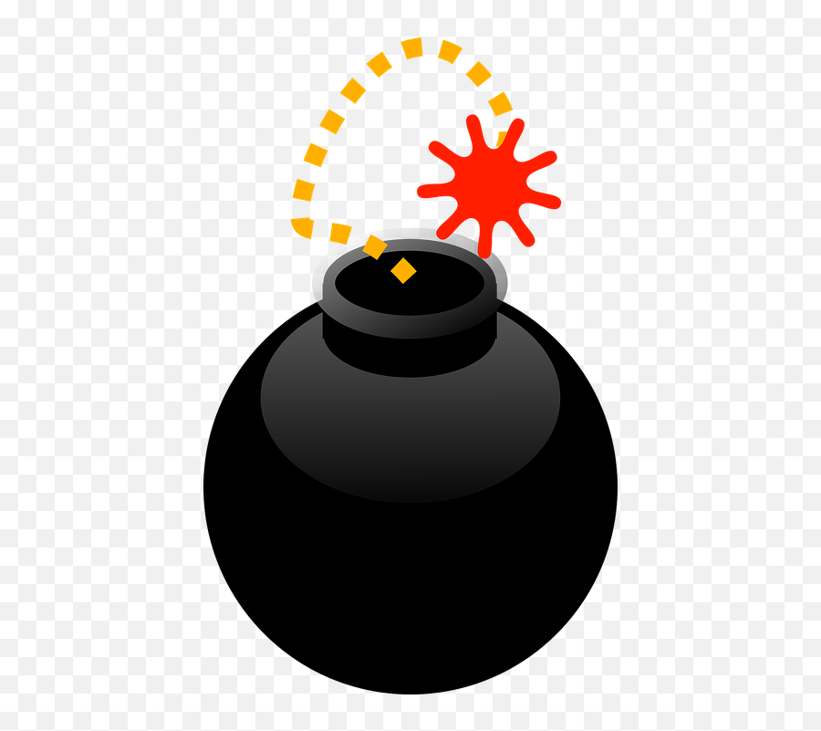 Nuclear Explosion Weapon Clip Art - Cartoon Bomb Cartoon Bomb Animated Gif Png,Nuclear Explosion Transparent