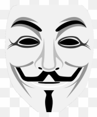 Hacker Mask Transparent Background - Anonymous Mask Png,Hacker Png