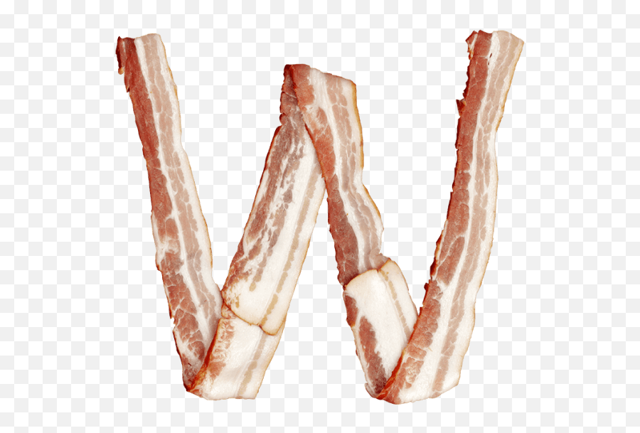 Bacon Font - Bacon Letter Png,Bacon Transparent Background