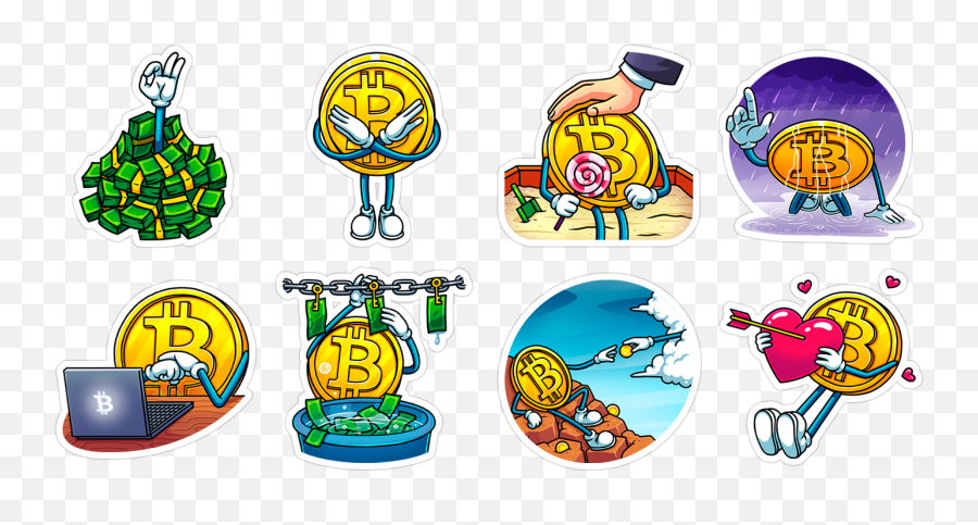 Bitcoin Telegram Stickers U2014 2017 - Clip Art Png,Telegram Png