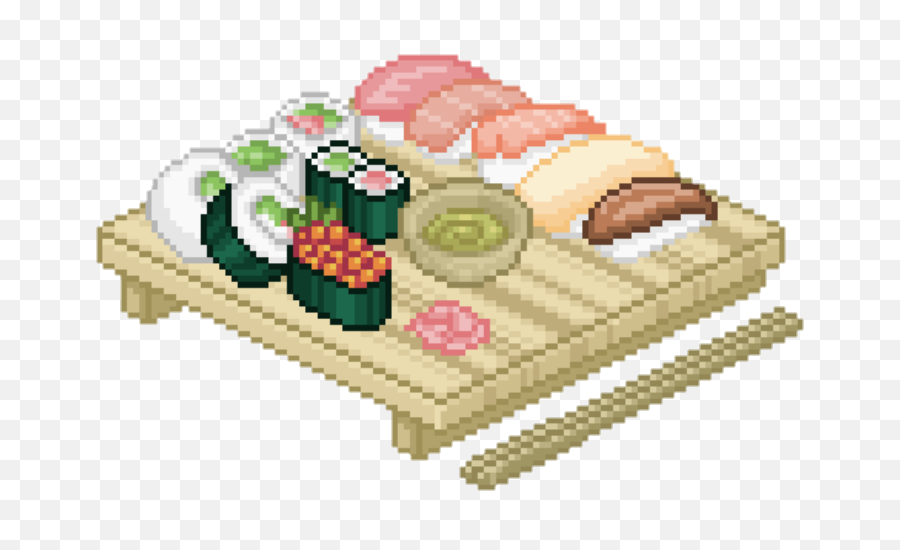 Pixel - Sushi Pixel Png,Sushi Transparent