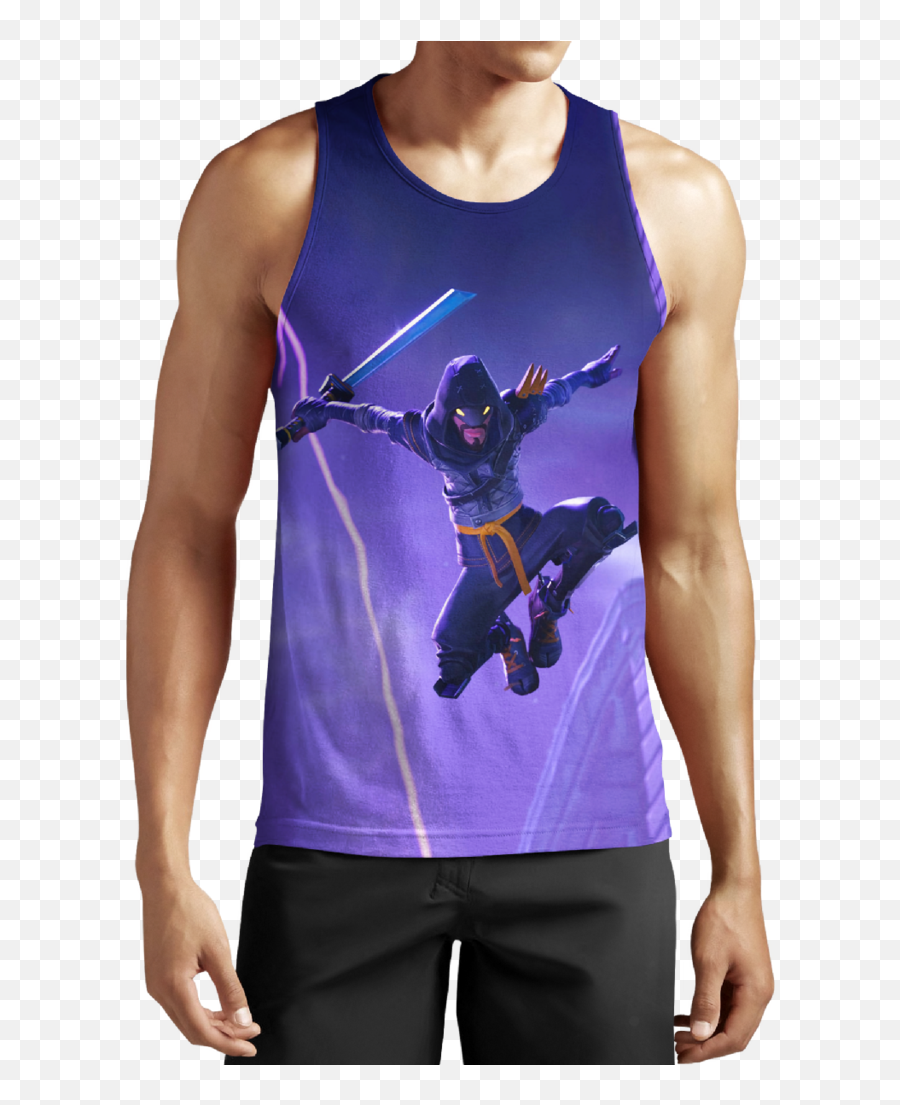 Fortnite Mythic Cloaked Star Ninja U2013 Ghibli Fashion - Sleeveless T Shirt Design Png,Ninja Fortnite Transparent