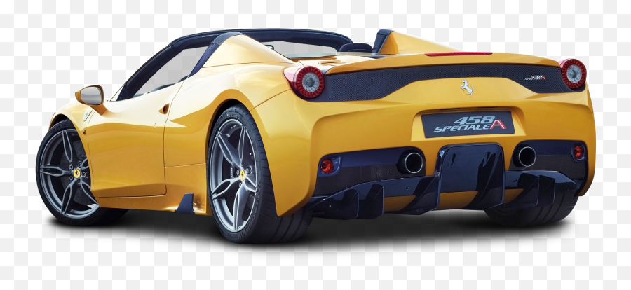 Download Ferrari 458 Speciale Aperta Yellow Car Png Image - Ferrari 458 Speciale Transparent,Ferrari Car Logo
