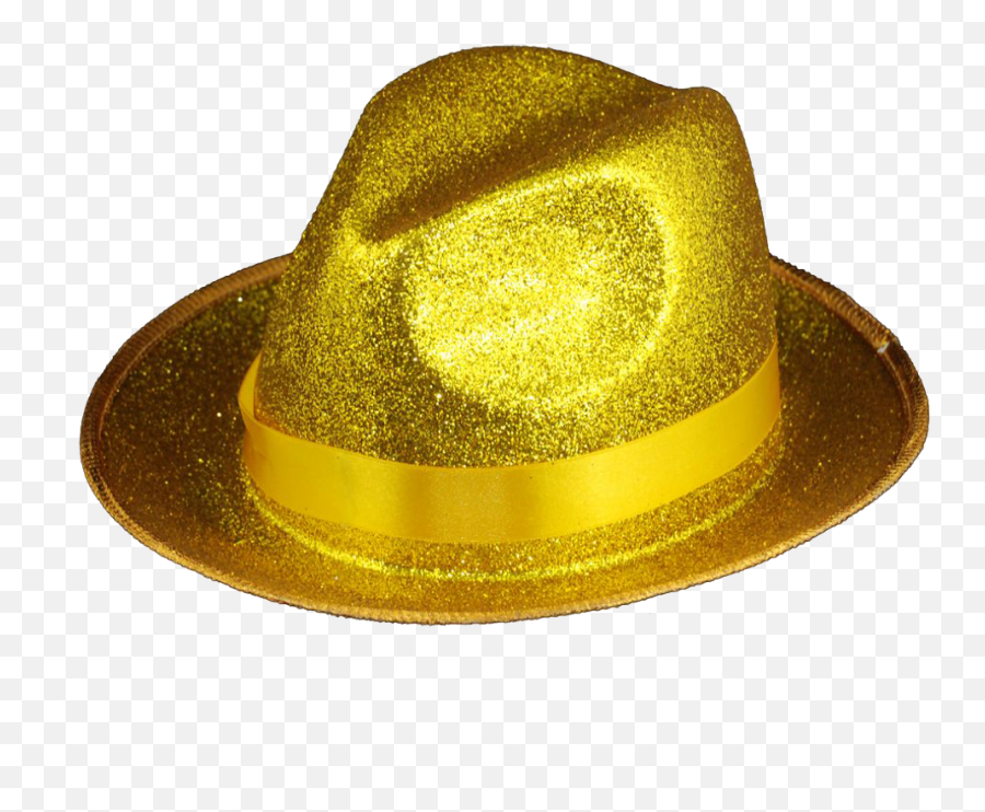 Santa Hat Clipart Png - Gold Santa Hat Gold Cowboy Hat Png Png Hat With A Golden Ribbon,Santa Hat Clipart Transparent
