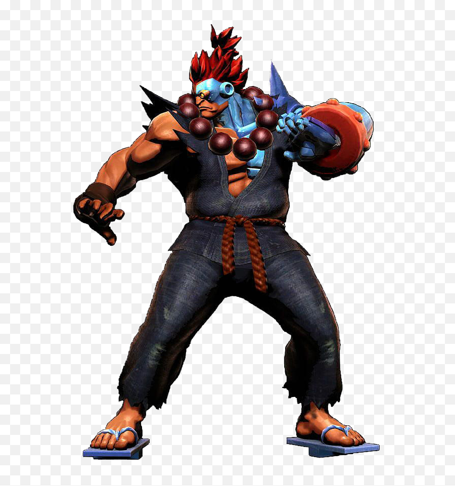 Akuma As He Appears In His Cyber Form - Street Fighter Cyber Akuma Png,Akuma Png