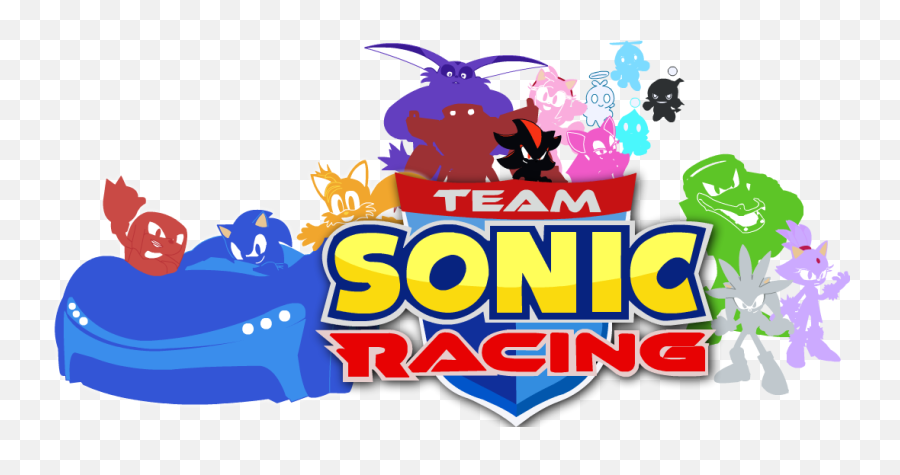 Sonic Video Game Title Logos - Team Sonic Racing Sonic Logo Png,Sonic Advance Logo