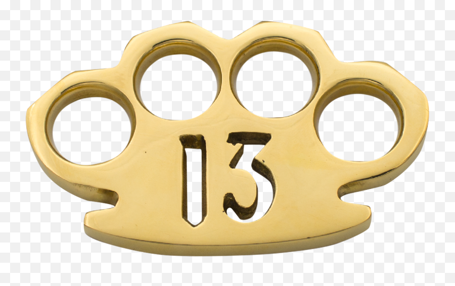 American Made 13 Deadly Reasons Brass Knuckles - Brass Knuckles Transparent Png,And Knuckles Transparent