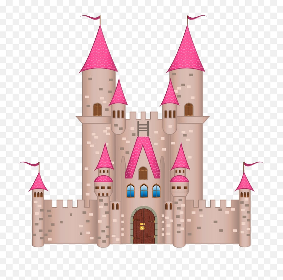 Pink Castle Png Clipart Image - Castle Png Clipart,Disney Castle Png
