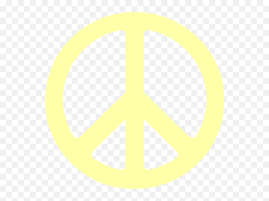 Peace Sign Clipart Kid 2 - Yellow Transparent Peace Sign Png,Peace Sign Transparent Background