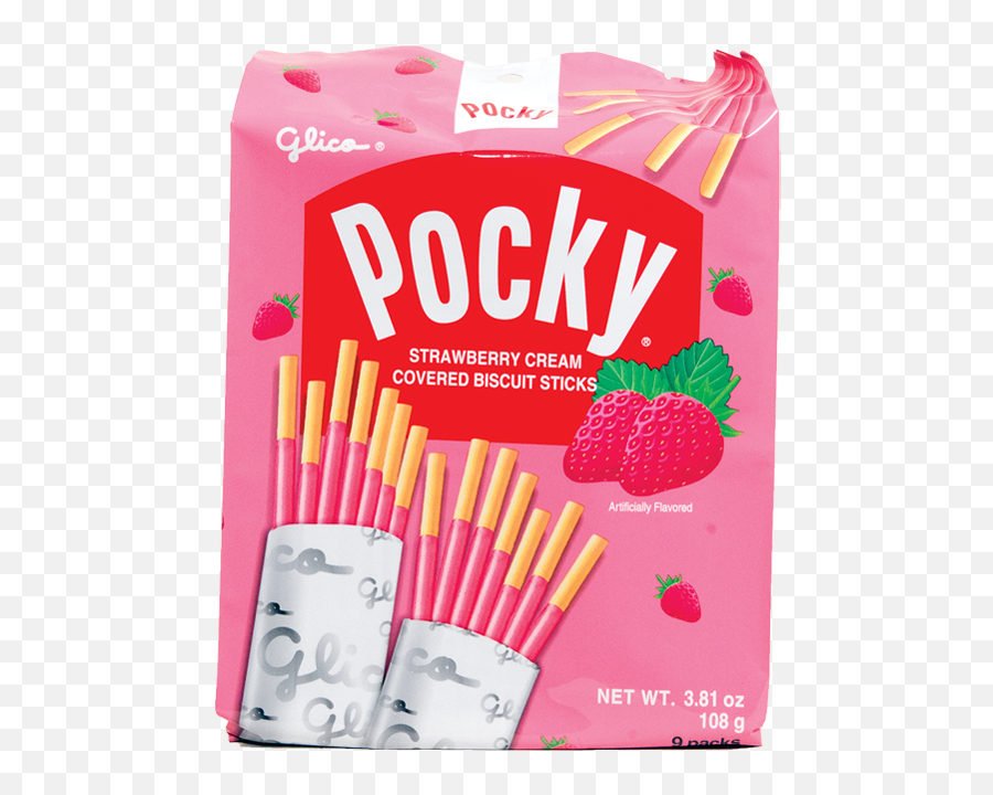 Buy Pocky Brand Strawberry - Glico Pocky Strawberry 9p Png,Pocky Png