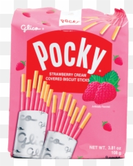 Buy Pocky Brand Strawberry - Glico Pocky Strawberry 9p Png,Pocky Png
