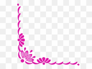Wedding Corner Border Png Clipart - Side Design Hd