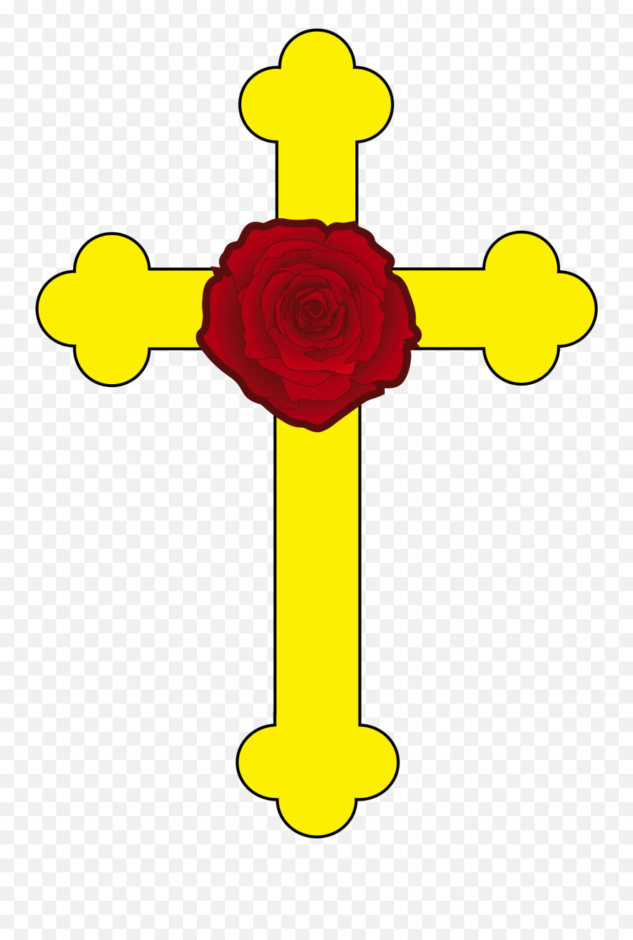 Rose Cross - Rose Cross Png,Maltese Cross Png