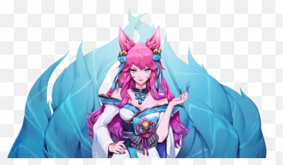 Creating Spirit Bonds - Blossom Ahri Model png