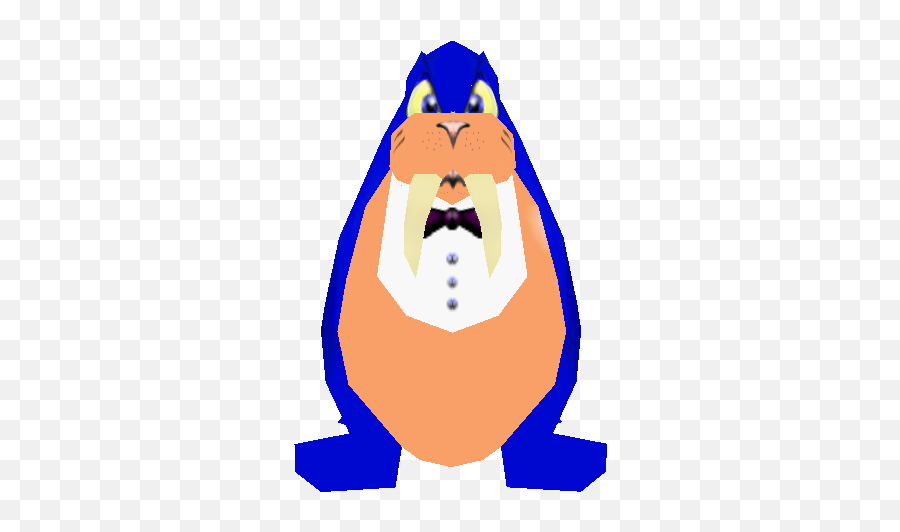 Nintendo 64 - Diddy Kong Racing Bluey The Walrus The Illustration Png,Walrus Png