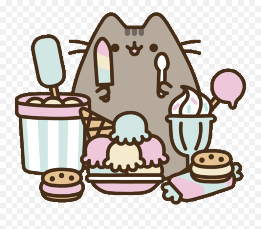 Katze Cat Kedi Transparent Png Clipa - Ice Cream Pusheen Cat,Pusheen Transparent
