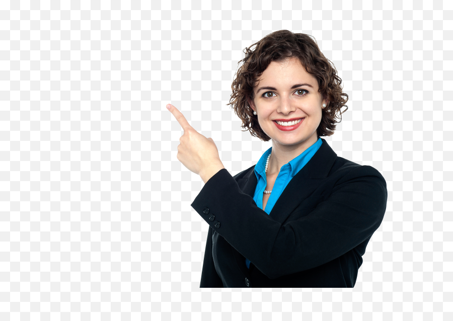 Pointing Left Download Free Png Image - Business Women Png,Hand Pointing Png