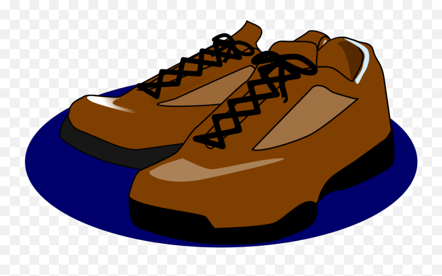 Download Brown Shoes Clipart Png - Running Shoes Clipart Png,Shoe Clipart Png