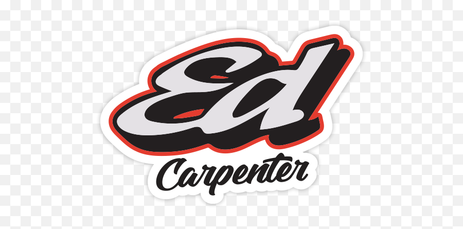Ed Logo Sticker - Calligraphy Png,Carpenter Logo