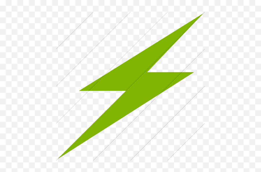 Iconsetc Simple Green Broccolidry Lightning Icon - Vertical Png,Lightning Icon Png
