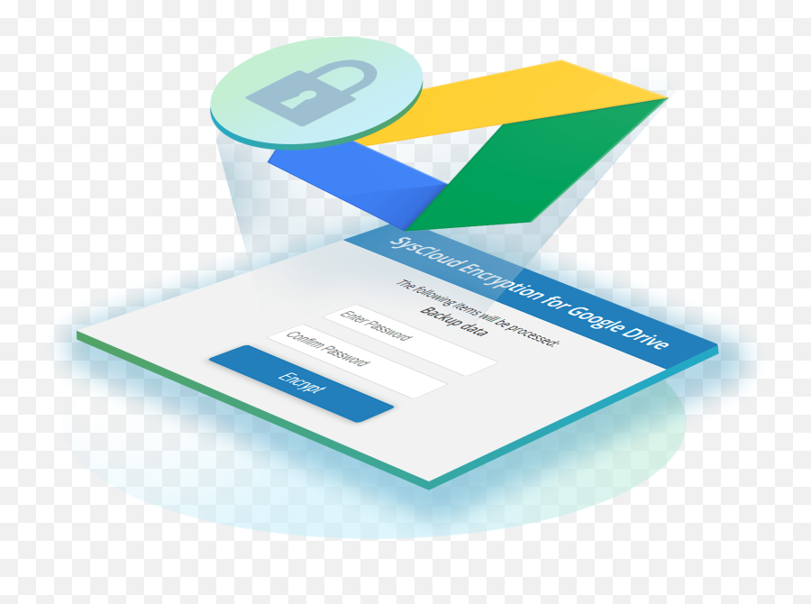 Stop Data Theft And Loss With Encryption For Google Drive - Vertical Png,Google Drive Logo Png