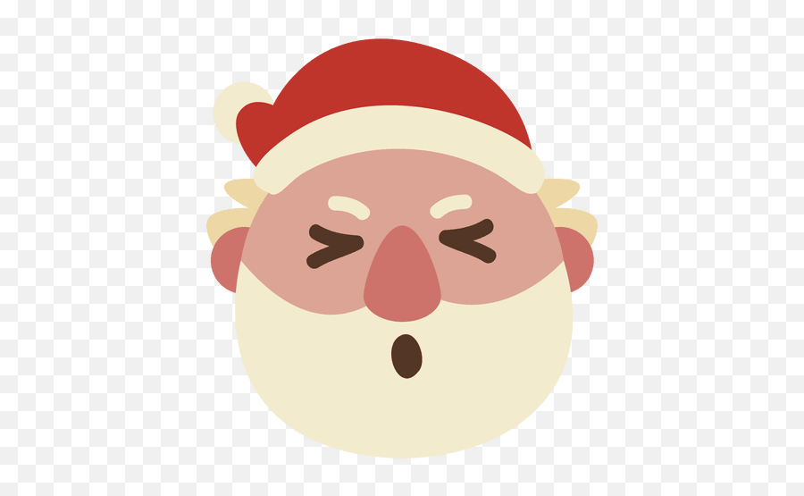 Squint Eye Santa Claus Face Emoticon 69 - Transparent Png London Underground,Facial Png