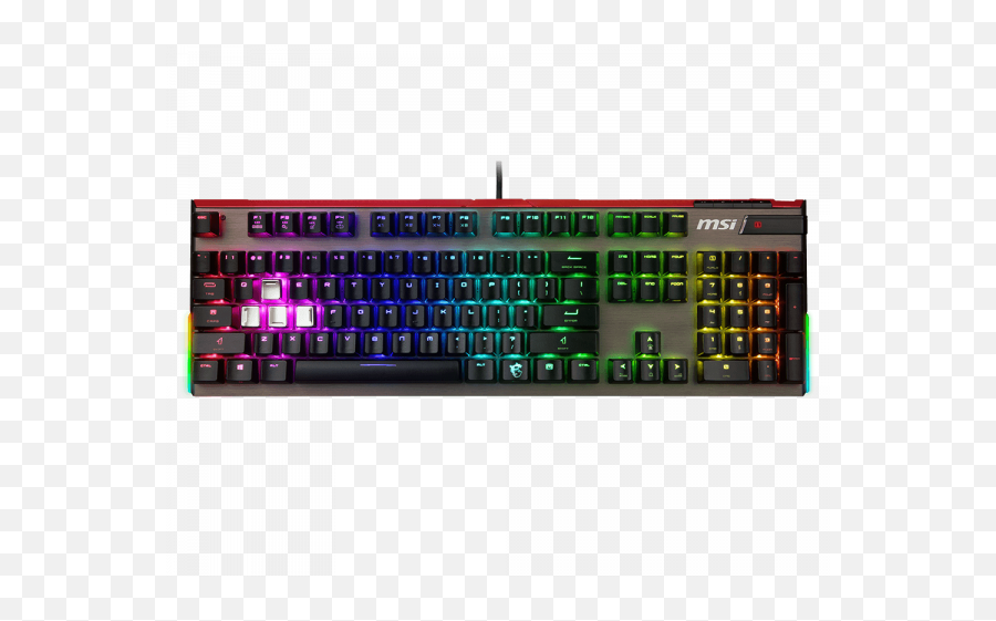 Vigor Gk80 Red - Msi Vigor Gk80 Png,Gaming Keyboard Png