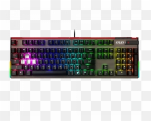 Vigor Gk80 Red - Msi Vigor Gk80 Png,Gaming Keyboard Png