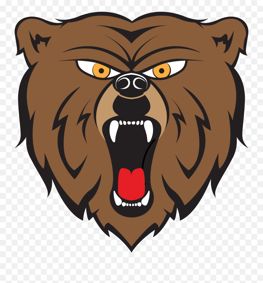 Angry - Bear Clip Art Angry Bear Png,Angry Mouth Png