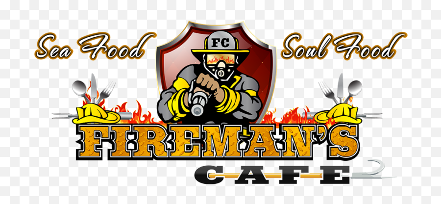 Firemanu0027s Cafe U2013 Home Of The Shrab - Language Png,Soul Food Logo