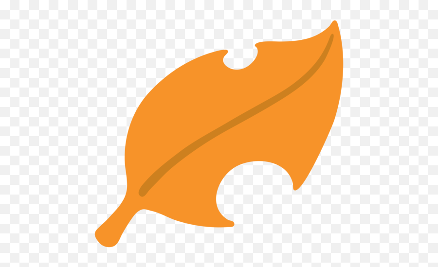 Fallen Leaf Emoji - Emoji Png,Leaf Emoji Png