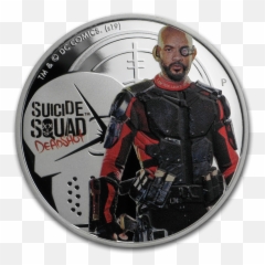 2019 Tuvalu 1 Oz Silver Suicide Squad Deadshot Proof - Superhero Png,Deadshot Png