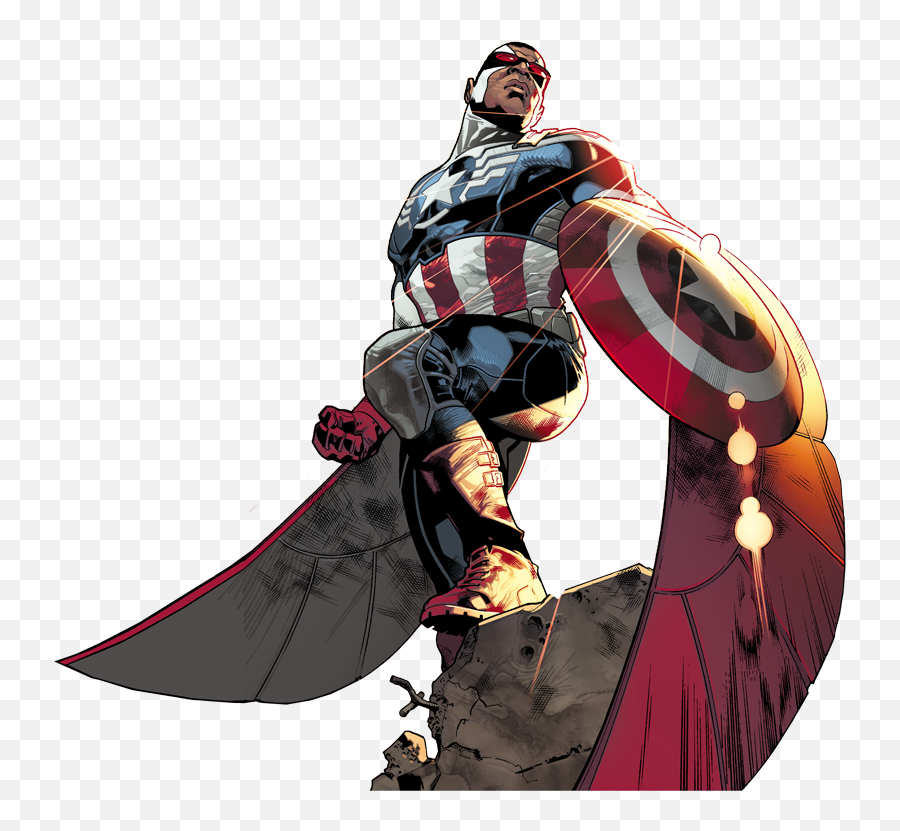 Marvel Captain America Falcon Comic - Falcon Captain America Comic Png,Falcon Marvel Png