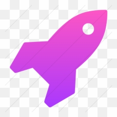 Iconsetc Simple Ios Pink Gradient Bootstrap Font Awesome - Vertical Png,Rocket Icon Png