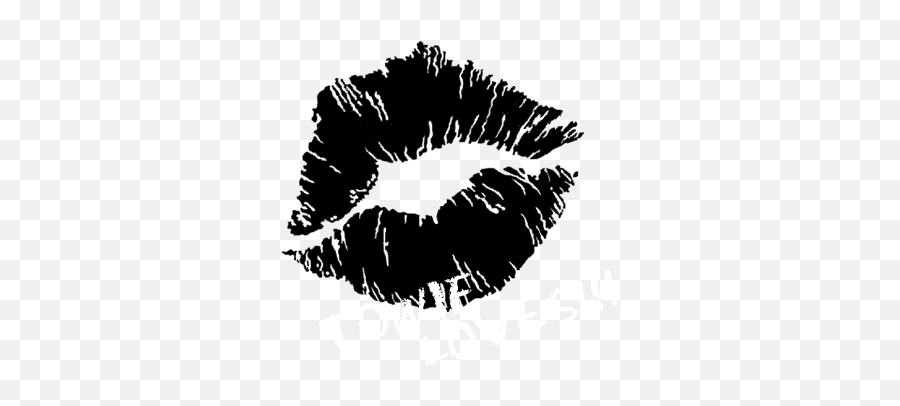 Black And White Lips Png Transparent Bla 2677432 - Png Black Lips Emoji Transparent,Lips Emoji Png