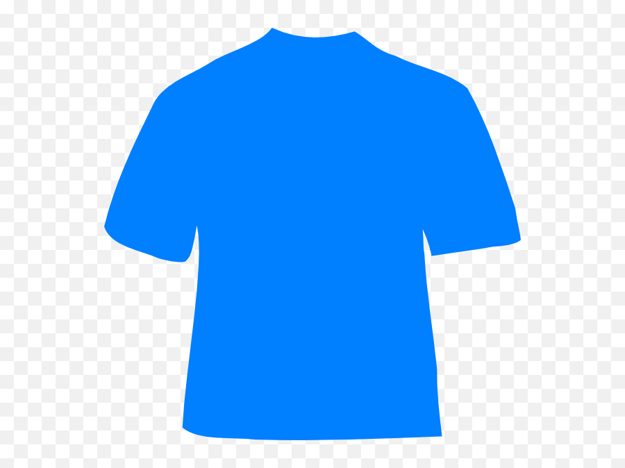 Shirt Clipart Blue Transparent Free - Black T Shirt Png,Shirt Template Png