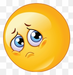 Emoji Smiley Sadness Emoticon Clip Art - Goodbye Png Sad Emoticon,Bye Png