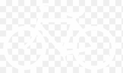 Bike Symbol Clip Art - Vector Png White