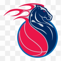Detroit Pistons Older Alternate Logo - Detroit Pistons Horse Logo Png,Horse Logos