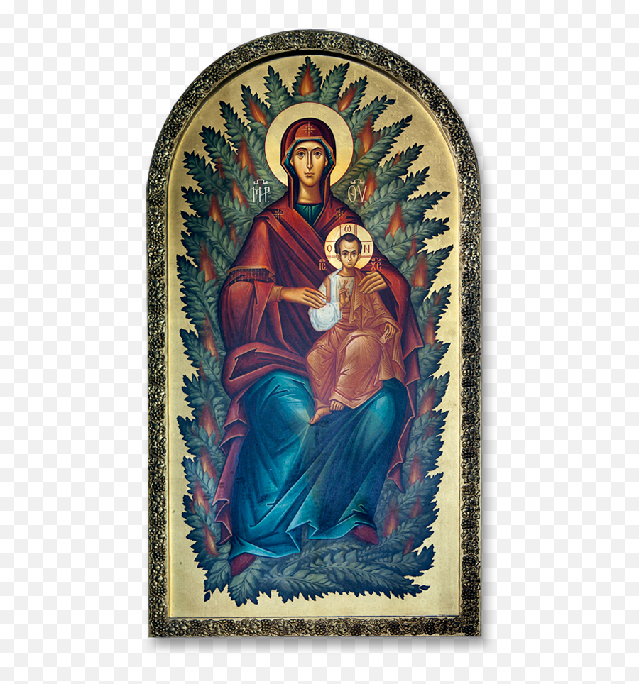 A Church Burns And Miraculously Much Of Its Glorious - Religious Item Png,Orthodox Icon Prayer Cards