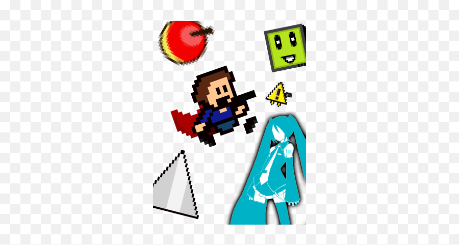 I Wanna Be The Guy Fangames - Wanna Be The Guy Miku Png,Speedrunner Icon