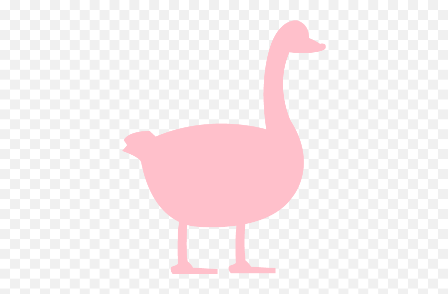Pink Duck 2 Icon - Pink Goose Icon Transparent Png,Duck Game Icon
