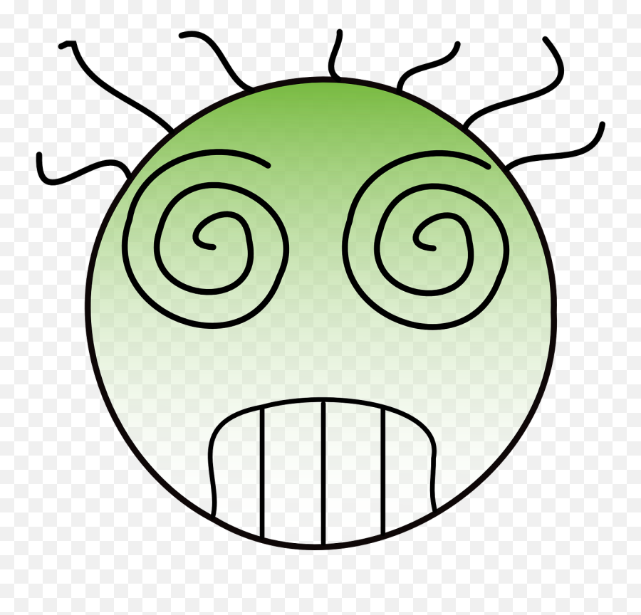 Sick Sickness Temperature Dizzy Fever - Gambar Ilustrasi Kartun Pusing Png,Green Thermometer Icon