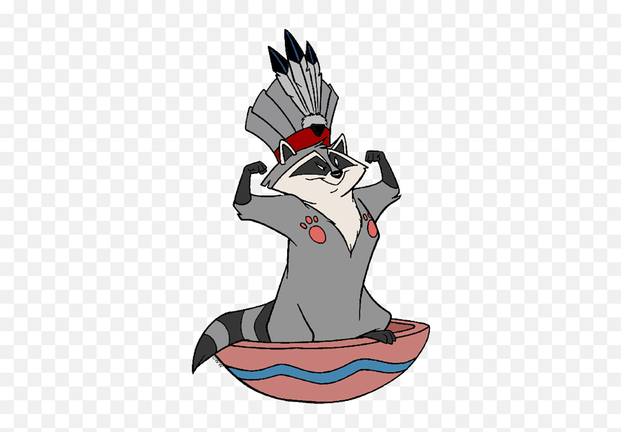 Flit U0026 Meeko Clip Art Disney Galore - Raccoon From Pocahontas Clip Art Png,Pocahontas Gif Icon