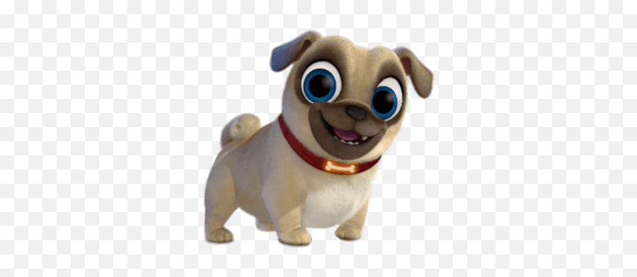 Puppy Dog Pals Rolly Transparent Png - Stickpng Puppy Dog Pals Cute,Pug Transparent Background